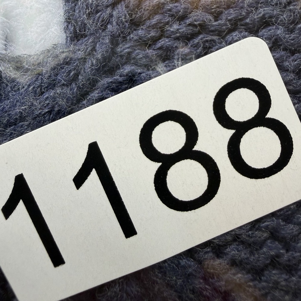 LL Bean‎ Signature Cable Knit Open Front Cardigan Blue Size L Cozy - Picture 8 of 8